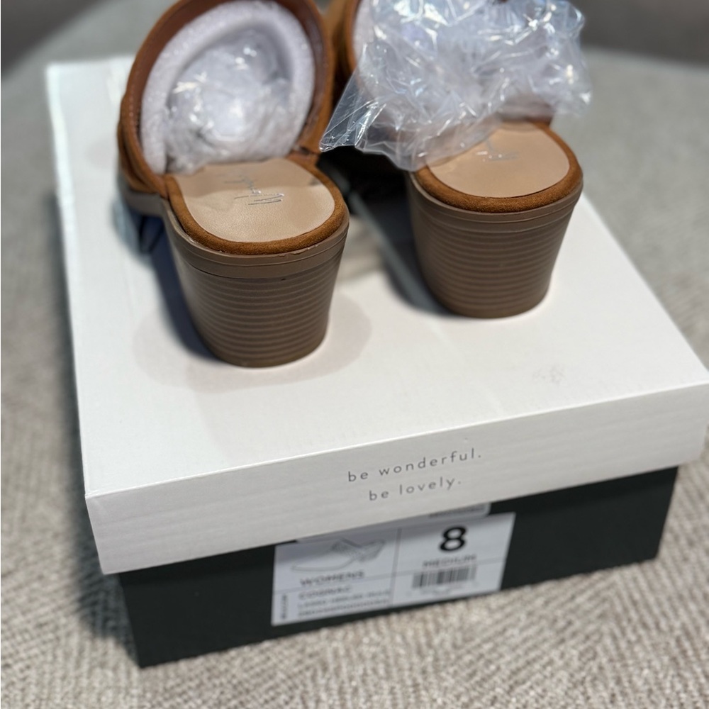 Belk Brown Mules